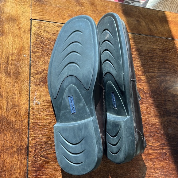 Men’s size 10 brown leather Bacco Bucci slip on shoes - Picture 2 of 4